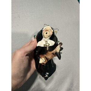 Blue Sky Clayworks Nun Mother Song In My Heart‎ Candle Snuffer Ornament 5"